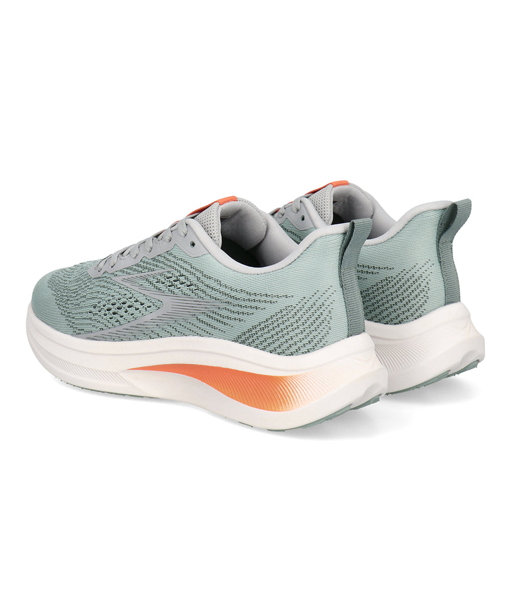 ATHREAM アスリーム レディース ランニングシューズ【軽量/幅広4E/滑りにくい/高反発クッション】レディーススニーカー 874610 カーキグリーン